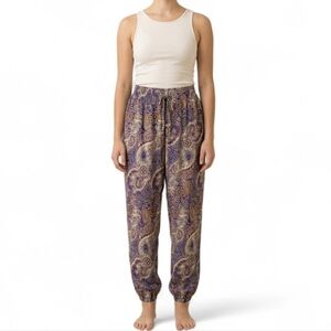 LightnFree Bohemian Hippie Mandala Print High Rise Yoga Pants M